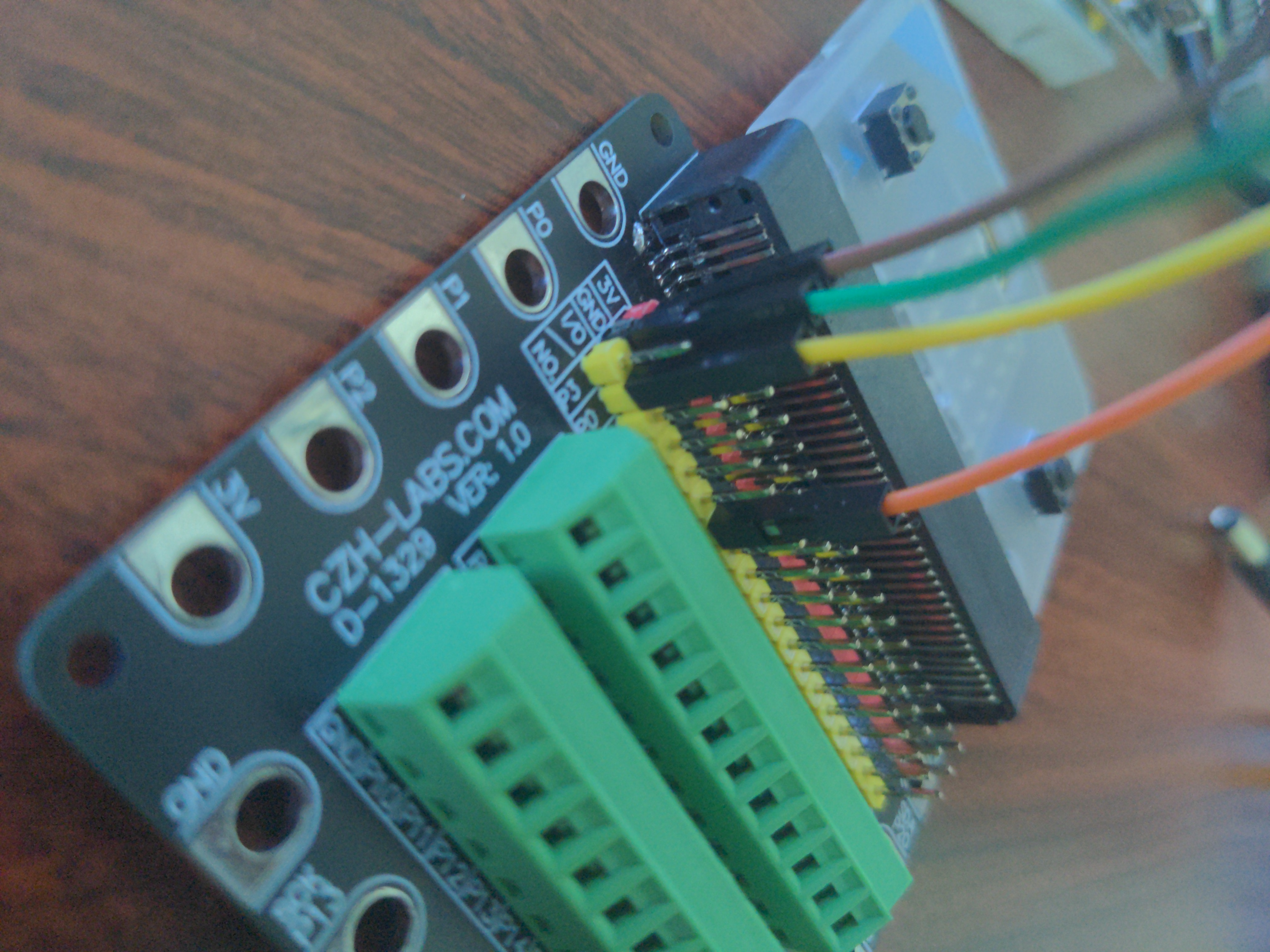 Finished WiFi to micro:bit breadboard wiring figure 2