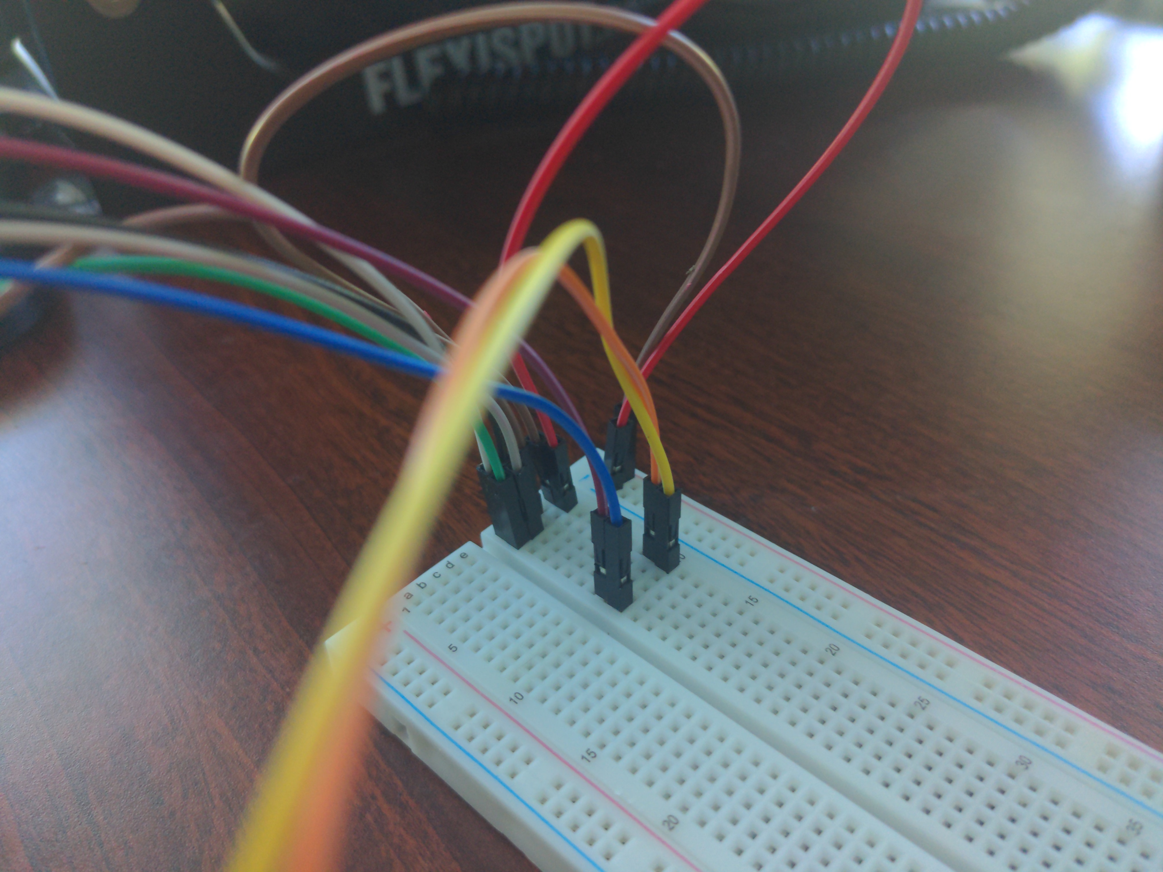 Finished WiFi to micro:bit breadboard wiring figure 3